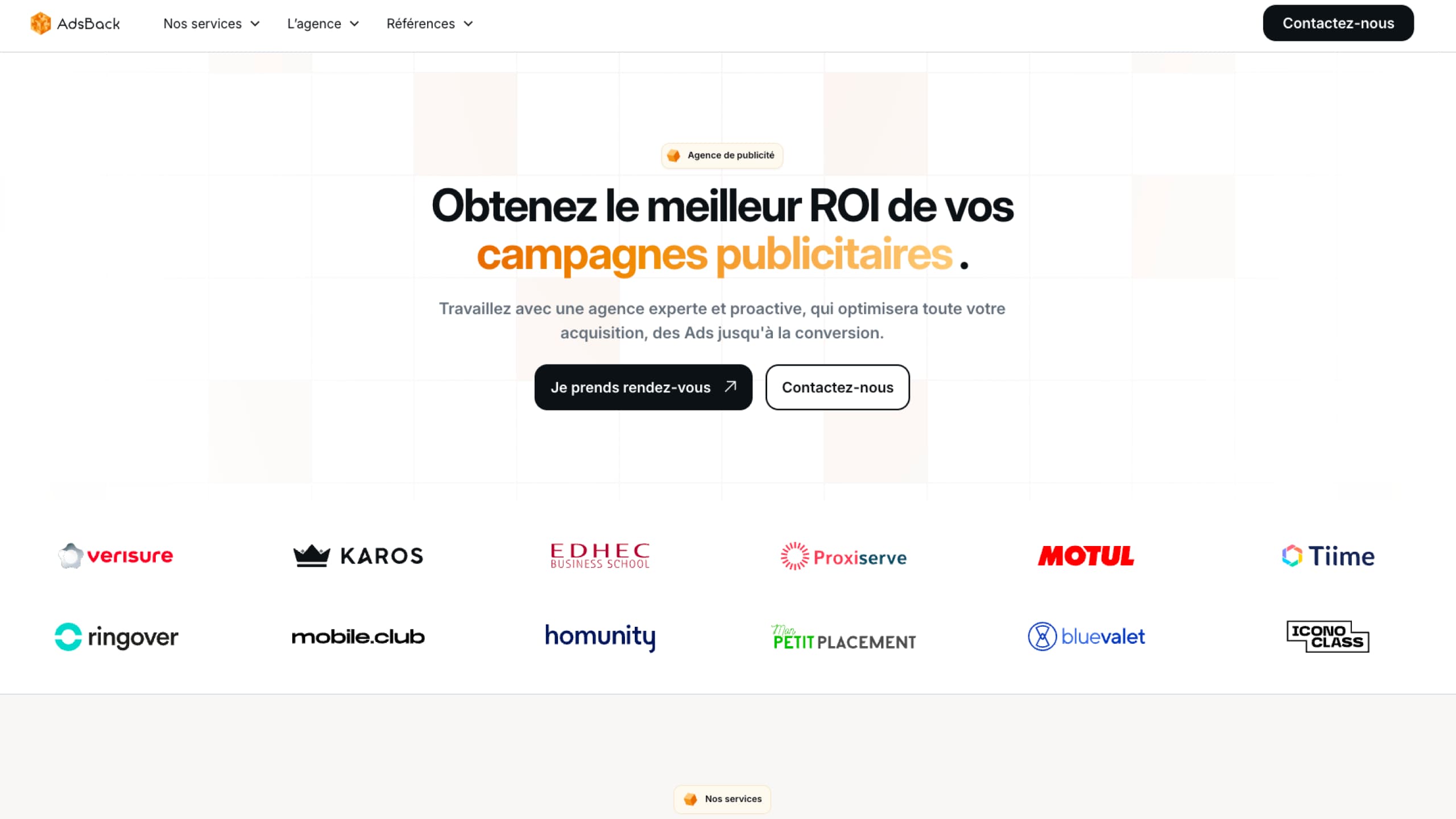 ADS-BACK — projet web Florence Perez