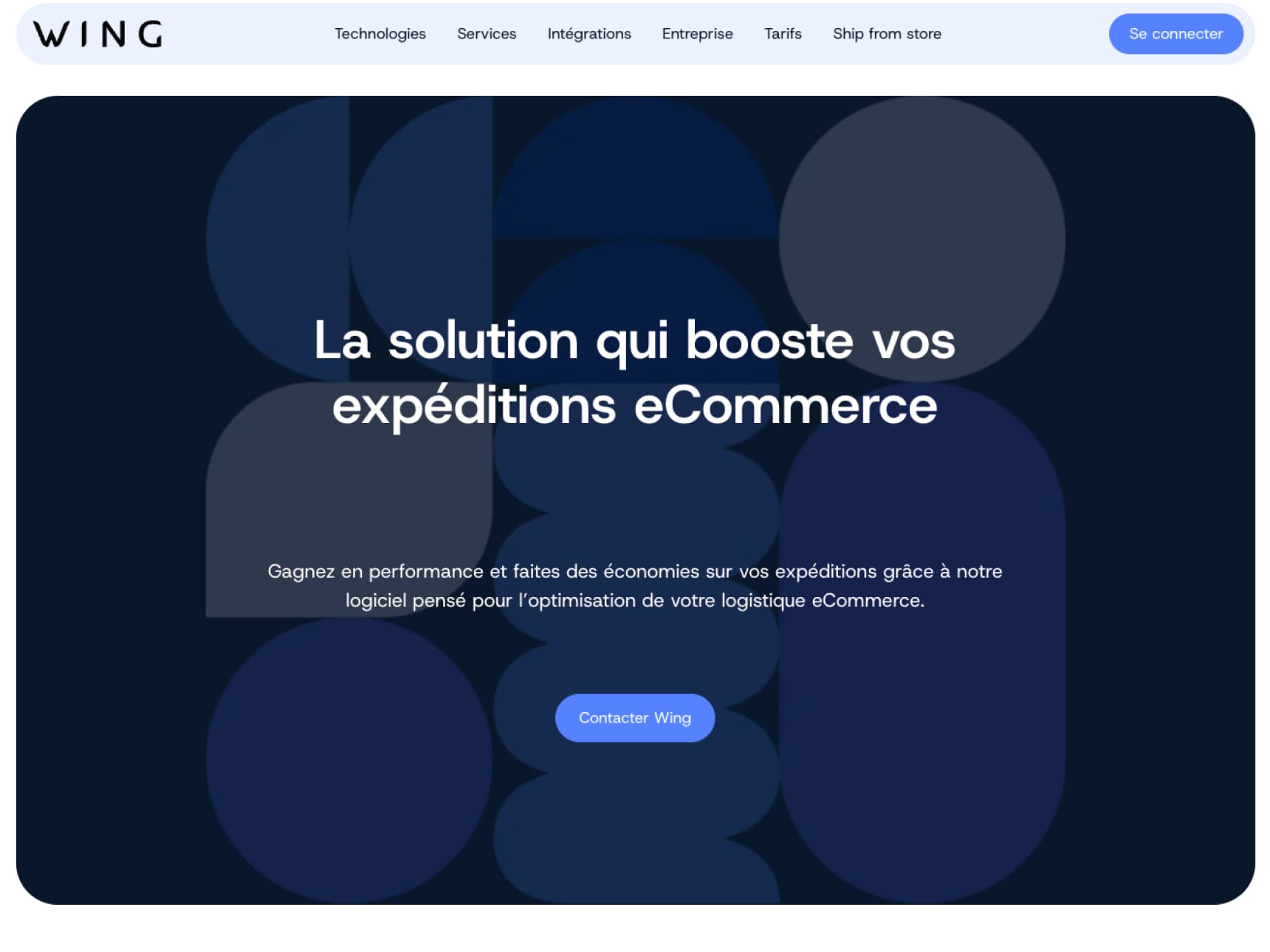 Wing — projet web Florence Perez